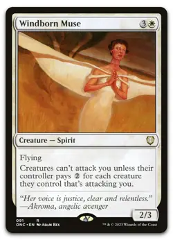 Windborn Muse #91 (NM) Phyrexia All Will Be One ONC Magic MTG - Image 1