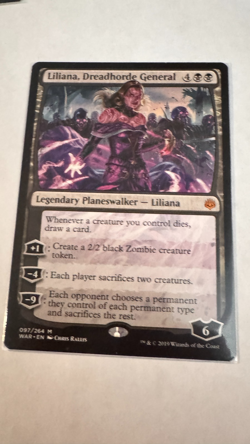 Liliana, Dreadhorde General - 097 - War of The Spark Magic the Gathering MTG NM - Image 1