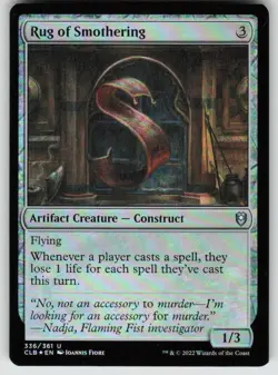 Rug of Smothering Commander Legends: Battle for Baldur's Gate 336 Near Mint Foil - Image 1