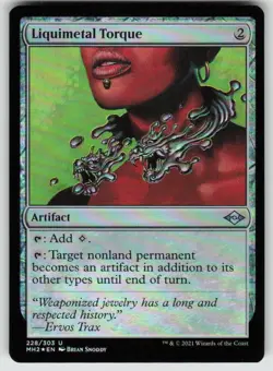 Liquimetal Torque Modern Horizons 2 228 Near Mint Foil - Image 1