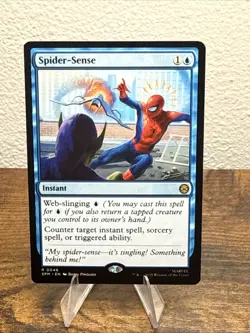 Spider-Sense MTG Magic the Gathering R Marvel's Spider-Man 46 NM - Image 1