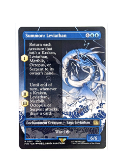 Summon: Leviathan 0361 Rare Full Art Non-Foil FIN FFXV MTG FINAL FANTASY ENGLISH - Image 1