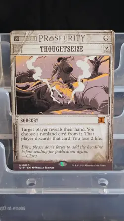 Thoughtseize Outlaws of Thunder Junction: Breaking News Regular - Image 1