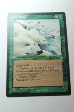 MTG Pale Bears x1- -Ice Age-Lightly Played - Image 1