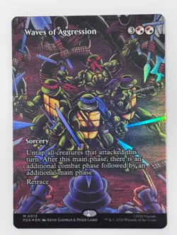 Waves of Aggression #13 Foil - Teenage Mutant Ninja Turtles - TMNT - MTG - Mint - Image 1