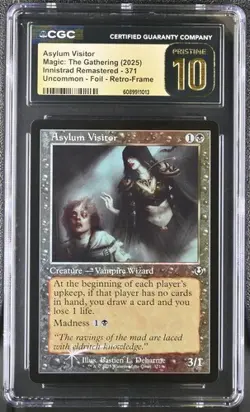MTG Magic The Gathering Asylum Visitor Innistrad Remastered CGC PRISTINE 10 - Image 1
