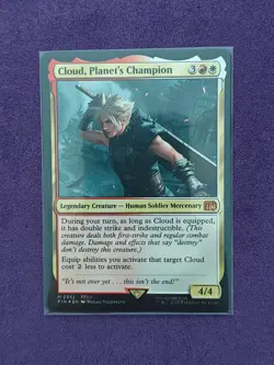 Cloud, Planet's Champion #552 (Foil) (NM) Final Fantasy FIN MTG - Image 1