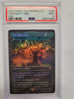 MTG THE PARTY TREE (The Great Henge) FOIL LOTR 0348 PSA 9 MINT MYTHIC Artifact - Image 1