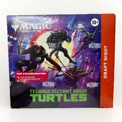 MAGIC THE GATHERING TEENAGE MUTANT NINJA TURTLES DRAFT NIGHT BOX MTG TMNT SEALED - Image 1