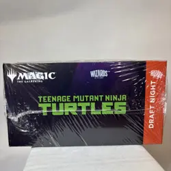 MAGIC THE GATHERING TEENAGE MUTANT NINJA TURTLES DRAFT NIGHT BOX MTG TMNT SEALED - Image 3