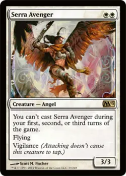 1x Serra Avenger Light Play, English Magic 2013 MTG Magic - Image 1