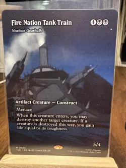 Fire Nation Tank Train - Noxious Gearhulk (Borderless) Avatar: Regular - Image 1