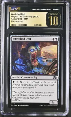 MTG Magic The Gathering Wretched Doll Aetherdrift CGC PRISTINE 10 - Image 1