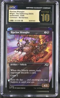 MTG Magic The Gathering Ripclaw Wrangler Aetherdrift CGC PRISTINE 10 - Image 1