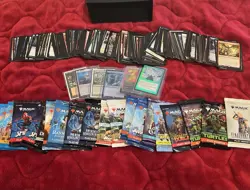 MTG-Magic The Gathering Bundle: 20 Booster Packs - Final Fantasy, TMNT, Singles - Image 1