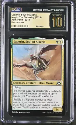 MTG Magic The Gathering Lagorin, Soul of Aetherdrift CGC PRISTINE 10 - Image 1
