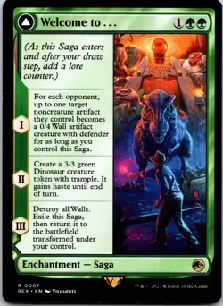 Welcome to . . . R Universes Beyond: Jurassic World Collection 7 NM - Image 1