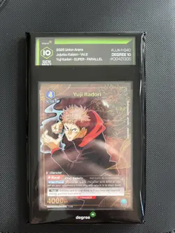 union arena jujutsu kaisen vol 2 yuji itadori super parallel - GRADE 10 - Image 1