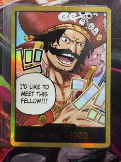 DON!! Card (Gol.D.Roger) (Gold) - Carrying On His Will (OP13) - Image 1