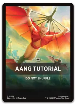 Aang Tutorial Theme Card #2 (NM) TLA Magic MTG - Image 1
