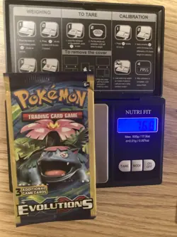Pokemon XY Evolutions 3-Card Mini Packs - 8 Pack Lot - HEAVY weight 7.65g-7.81g - Image 4