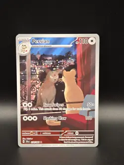 Pokemon TCG Persian Shrouded Fable Holo Illustration Card 078/064 NM - Image 1