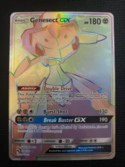 Pokemon Genesect GX Full Art TCG Card Lost Thunder, #224/214 - Image 1