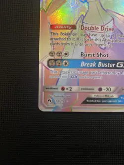 Pokemon Genesect GX Full Art TCG Card Lost Thunder, #224/214 - Image 5