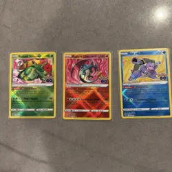 Radiant Charizard Radiant Blastoise Radiant Venusaur Set Pokemon Go NM 3Cards - Image 1