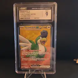 Pokemon CGC 9 Squawkabilly ex Paldea Evolved Ultra Rare Holo Card 247/193 - Image 1