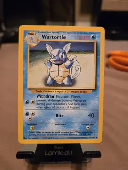 Pokemon TCG Wartortle Base Set Regular Card 42/102 Classic Trading Card Game! - Image 1
