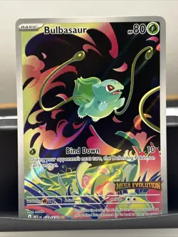 Bulbasaur - (Mega Evolution Stamped) 133/132 Miscellaneous Cards & Products Holo - Image 1