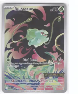 Bulbasaur - (Mega Evolution Stamped) Illustration Rare Miscellaneous Cards & Pro - Image 1
