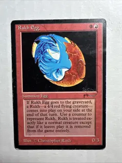 MTG Arabian Nights Rukh Egg MP Original 1993 Release - Image 1