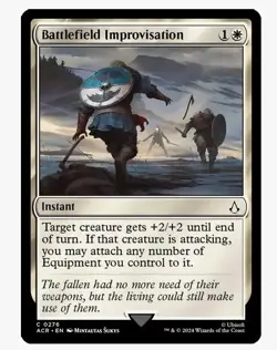 MTG Assassin's Creed Battlefield Improvisation 0276 NM - Magic The Gathering - Image 1