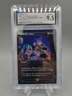 Magic The Gathering 2024 Diabolic Tutor SLD Foil English Hatsune Miku CGC 9.5 - Image 3