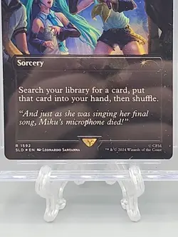 Magic The Gathering 2024 Diabolic Tutor SLD Foil English Hatsune Miku CGC 9.5 - Image 4