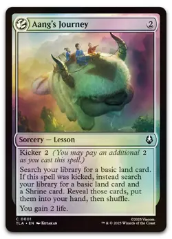 Aang's Journey #1 (Foil) (NM) TLA Magic MTG - Image 1