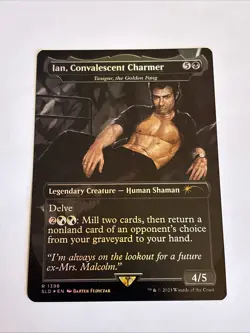 Ian Convalescent Charmer Tasigur Rainbow Foil NM+ MTG Univ. Beyond Jurassic Park - Image 1