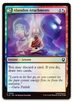 Abandon Attachments #205 (Foil) (NM) TLA Magic MTG - Image 1