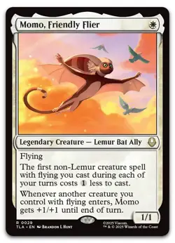 Momo, Friendly Flier #29 (NM) TLA Magic MTG - Image 1
