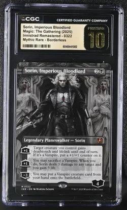 MTG Magic The Gathering Sorin, Imperious Innistrad Remaster CGC PRISTINE 10 - Image 1