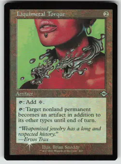 Liquimetal Torque (Retro Frame) Modern Horizons 2 428 Near Mint Foil - Image 1