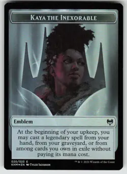 Kaya the Inexorable 20 Kaldheim Near Mint Foil - Image 1