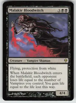 Malakir Bloodwitch Zendikar 100 Moderately Played Rare - Image 1