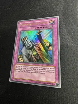 Yu-Gi-Oh! Yugioh Card Solemn Judgment Metal Raiders MRD-127 DMG Damaged - Image 3
