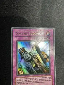 Yu-Gi-Oh! Yugioh Card Solemn Judgment Metal Raiders MRD-127 DMG Damaged - Image 5