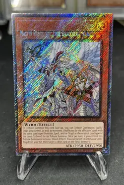 Yugioh! Master Peace, The True Dracoslaying King MISPRINT RA04-EN283 - Stampede - Image 1