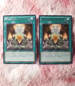 2X Yu-Gi-Oh! Machine Angel Absolute Ritual - DPDG-EN018 1st Edition Rare - Image 1