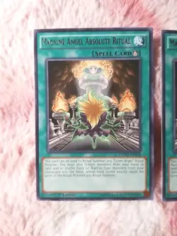 2X Yu-Gi-Oh! Machine Angel Absolute Ritual - DPDG-EN018 1st Edition Rare - Image 2